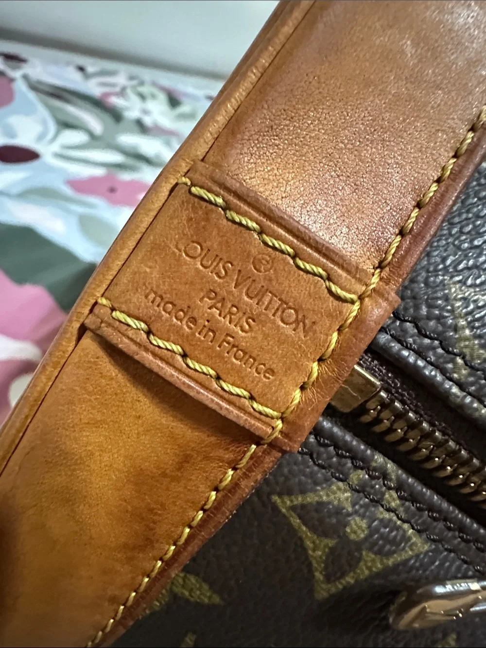 Louis Vuitton Brown Monogram Alma Satchel